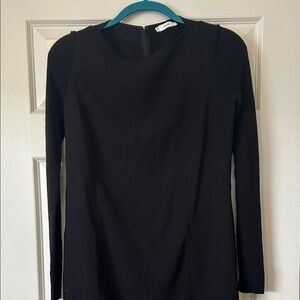 Vince Classic Black Long Sleeve Dress